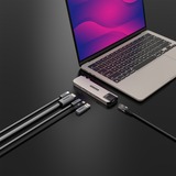 Sitecom 6-in-2 MacBook Air Multiport Hub dockingstation Goud