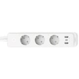 TP-Link Tapo P300 3-voudige smart wifi stekkerdoos Wit, 3x stekker, 2x USB-A, 1x USB-C, Wifi, Bluetooth 4.2