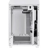 Thermaltake The Tower 500 Snow midi tower behuizing Wit | 4x USB-A | 1x USB-C | Tempered Glass