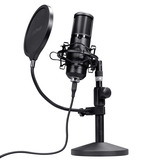 Trust GXT 269 Emita II Streamingmicrofoon Zwart, met tafelstandaard