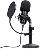 Trust GXT 269 Emita II Streamingmicrofoon Zwart, met tafelstandaard