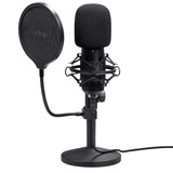 Trust GXT 269 Emita II Streamingmicrofoon Zwart, met tafelstandaard