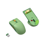 8BitDo Retro R8 Mouse - Forest Wonder Lichtgroen, 50 - 26000 DPI, Bluetooth / USB-C / 2.4 GHz