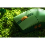 8BitDo Retro R8 Mouse - Forest Wonder Lichtgroen, 50 - 26000 DPI, Bluetooth / USB-C / 2.4 GHz
