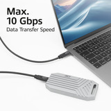 ACT Connectivity USB 3.0 10Gbps 60W USB Type-C kabel, 3 meter Zwart