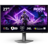 AOC AGON PRO AG276UZD 26.5" 4K UHD gaming monitor Zwart, 240 Hz, HDMI, DisplayPort, USB-C, Audio