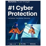 Acronis True Image Advanced Subscription software 3 computers, 1 jaar licentie, 500 GB cloudopslag