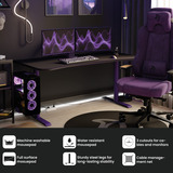Arozzi Arena Gaming Desk - Purple Paars/zwart