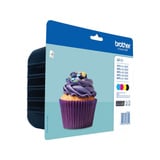 Brother Originele MultiPack LC-123VALBP inktcartridge zwart, cyaan, magenta en geel
