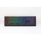 Ducky Zero 6108 Classic Black, gaming toetsenbord Zwart/wit, US lay-out, Cherry MX2A Red, RGB leds, Double-shot PBT, hot swap, 2.4GHz | Bluetooth | USB-C