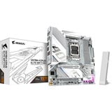 GIGABYTE X870M AORUS ELITE WIFI7 ICE socket AM5 moederbord Wit, RAID, Wi-Fi 7, BT, 2.5 Gb-LAN, Sound, µATX