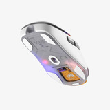 Glorious Model O 3 Wireless gaming muis Wit, Tot 30.000 dpi, RGB, USB / 2.4 GHz / Bluetooth