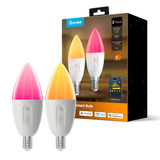 Govee Slimme, dimbare E14 ledlampen (2-pack) 2.4GHz Wi-Fi + Bluetooth
