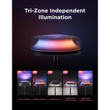 Govee Uplighter Floor Lamp verlichting Zwart, 2,4GHz-wifi + Bluetooth