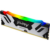 Kingston FURY 24 GB DDR5-8000 werkgeheugen Zilver/zwart, KF580C38RSA-24, Renegade RGB, XMP 3.0