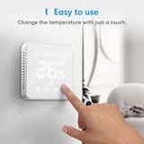MEROSS MTS200W Smart Wi-Fi Thermostat for Boiler/Water Heating System, 2 stuks Wit