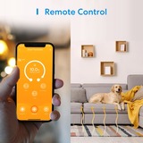 MEROSS MTS200W Smart Wi-Fi Thermostat for Boiler/Water Heating System, 2 stuks Wit