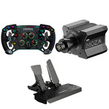 MOZA GS V2P GT + R12 V2 + SR-P bundel Zwart, Basis, stuur en pedalen