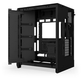 NZXT NZXT H9 Flow (2025) All Black midi tower behuizing Zwart (mat) | 2x USB-A | 1x USB-C | Window