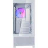 SilverStone Lucid 05 mini tower behuizing Wit | 2x USB-A | 1x USB-C | RGB | Tempered Glass