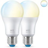 WiZ Lamp A60 E27 x2 led-lamp Wifi + Bluetooth protocol, 2 stuks