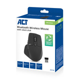 ACT Connectivity Draadloze multi-connect muis Zwart, 2.4 GHz / Bluetooth