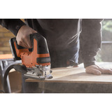 BLACK+DECKER BLCJS78N-XJ 18V Decoupeerzaag Zwart/oranje, Accu en oplader niet inbegrepen