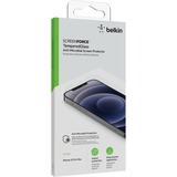 Belkin SCREENFORCE TemperedGlass antimicrobiële screenprotector voor iPhone 12 Pro Max 