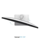 BenQ MA270UP voor MacBook 27" 4K UHD monitor Zilver, HDMI, USB-A, USB-C, Audio