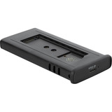 DeLOCK Externe M.2 NVMe SSD behuizing USB-C 40 Gbps met RGB externe behuizing Grijs/zwart, met ventilator