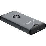 DeLOCK Externe behuizing voor M.2 NVMe SSD met USB-C 40 Gbps Grijs/zwart, met ventilator