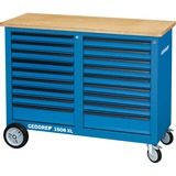 GEDORE Gedo bl Rollwerkbank 1,25m 2x9schubladen gereedschapswagen blauw