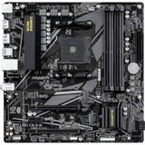 GIGABYTE B550M DS3H R2 socket AM4 moederbord Zwart/grijs, RAID, Gb-LAN, Sound, µATX