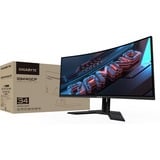 GIGABYTE G34WQCP 34" UltraWide gaming monitor Zwart, 2x HDMI, DisplayPort, 180 Hz