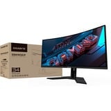 GIGABYTE G34WQCP 34" UltraWide gaming monitor Zwart, 2x HDMI, DisplayPort, 180 Hz