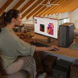 HP OmniDesk M02-0035nd (B8EM3EA) pc-systeem Zwart/grijs | R7 8700G | Radeon Graphics | 16 GB | 512 GB SSD