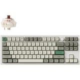 Keychron Q3 Max-P3 RGB mechanisch toetsenbord Wit, US lay-out (QWERTY), Gateron Jupiter Brown, 80% (TKL)	, RGB leds, KSA double-shot PBT, hot swap, Knob, 2.4GHz | Bluetooth 5.1 | USB-C