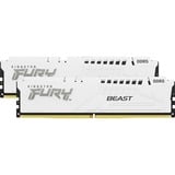 Kingston FURY 64 GB DDR5-6000 Kit werkgeheugen Wit, KF560C40BWK2-64, Beast, XMP