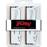 Kingston FURY Beast RGB 64 GB DDR5-6000 (2x 32 GB) werkgeheugen Wit, KF560C30BWEAK2-64, XMP 3.0, EXPO 1.1