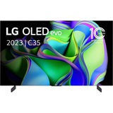 LG OLED42C35LA 42" Ultra HD oled-tv Zwart, 4x HDMI, 3x USB, Optisch, CI, Bluetooth, LAN, WLAN, HDR, Dolby Vision