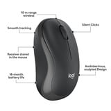 Logitech MK295 Silent Wireless Keyboard and Mouse Combo desktopset Zwart, US-International lay-out (QWERTY), 100%