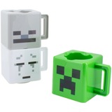Paladone Minecraft: Set of 3 Stacking Mugs beker Meerkleurig, 3 stuks