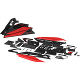 Res-Tech GT Cockpit + Carbon Seat racing simulator Zwart/rood