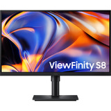 Samsung ViewFinity S8 S80HF 27" 5K UHD monitor Zwart, HDMI, DisplayPort, 3x USB-A, USB-B, 2x USB-C