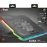 Trust GXT 1126 Aura laptopkoeler Zwart, RGB