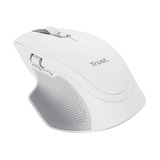 Trust Ozaa+ Draadloze Muis Zijscrollwiel Oplaadbaar  Wit, 800-3200 Dpi, 2.4GHz, 2x Bluetooth