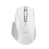 Trust Ozaa+ Draadloze Muis Zijscrollwiel Oplaadbaar  Wit, 800-3200 Dpi, 2.4GHz, 2x Bluetooth