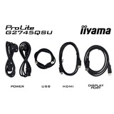 iiyama G-Master Black Hawk G2745QSU-B2 27" gaming monitor Zwart, 100 Hz, HDMI, DisplayPort, USB, Audio, Adaptive Sync