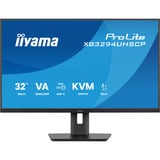 iiyama ProLite XB3294UHSCP-B1 31.5" 4K UHD gaming monitor Zwart, HDMI, DisplayPort, USB-C, Audio