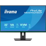 iiyama ProLite XB3294UHSCP-B1 31.5" 4K UHD monitor Zwart, 2x HDMI, DisplayPort, 2x USB-A, 2x USB-C